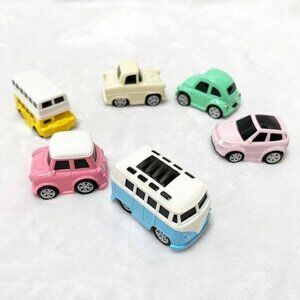 Bundle of 6 pull back and go cars